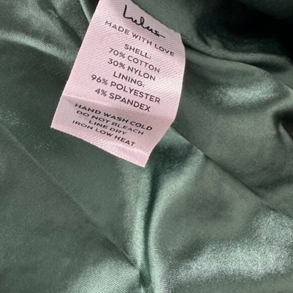 NWT Lulus Molinetto Forest Green Lace Ruffled Tiered Sleeveless Maxi Dress - Picture 8 of 8